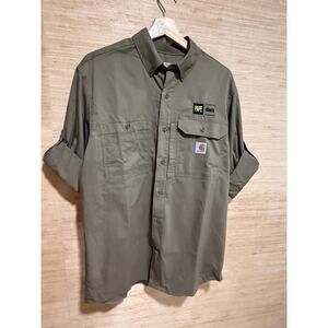CARHARTT FORCE Ridgefield Roll Sleeve Shirt Men's MED Vented, 3081